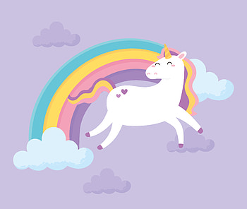 Rainbow Unicorn — Fantasy Dreamscape, fantasy, unicorn HD wallpaper