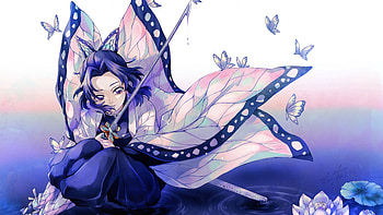 Demon Slayer Sword Butterfly HD wallpaper
