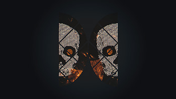 Skull Ascii Glitch , skull, dark, black, glitch, artist, artwork, digital-art HD wallpaper