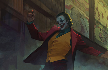 Joker Stairs Dance 2020, joker, superheroes, artwork HD wallpaper
