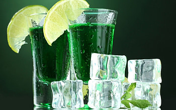 Summer Drink, cocktail, lime, mintt, ice HD wallpaper
