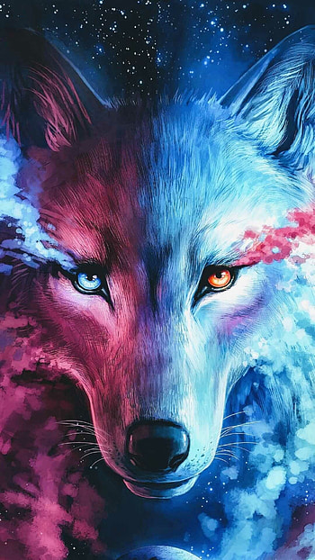 Cute wolf , Playful charm, Adorable innocence, Irresistible cuteness HD phone wallpaper