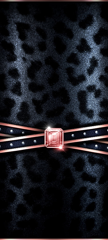 Diamond Leopard, electric blue, premium, Luxury, electronic device, leather, Golden HD phone wallpaper
