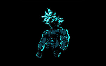 Beast Goku, Neon Goku HD wallpaper