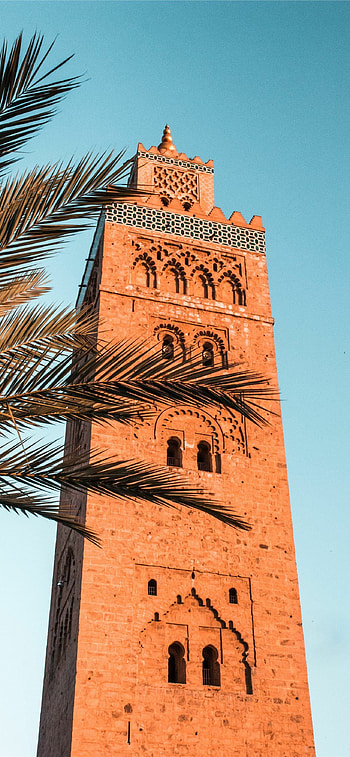 Koutoubia, Morocco HD phone wallpaper