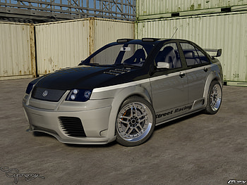 VW Bora tuned, tuned, vw, bora HD wallpaper