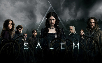 salem, woman, man, witch HD wallpaper