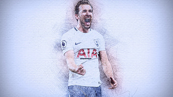 Harry Kane artwork, England, Artwork, Spurs, Harry Kane, Striker, Association Football, Tottenham Hotspur HD wallpaper