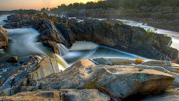 Greatfalls, creek, , rocks, streem HD wallpaper