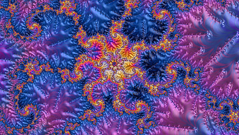 Trippy Psychedelic Fractal, trippy, psychedelic, trance, purple, blue, Abstract, fractal, abstract blue, abstract purple HD wallpaper