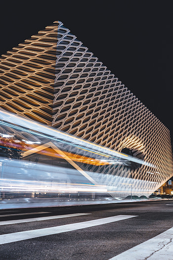 Cities, Night, Architecture, Road, Long-Term Exposure HD phone wallpaper