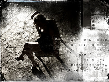 ONE LAST WORD, night, black and white, believe, woman, silence HD wallpaper
