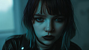 Mystic Gothic Elegance, woman, emo, gothic, dark aesthetic HD wallpaper