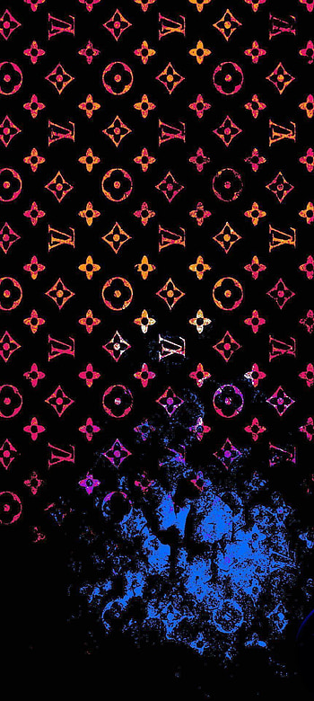Louis Vuitton, electric blue, magenta HD phone wallpaper