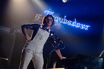 Rocketman movie, Taron Egerton interview, Acting challenges, CNN exclusive HD wallpaper