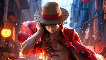 One Piece Monkey D Luffy , one-piece, monkey-d-luffy, tv-shows, netflix, anime, artwork, artist, digital-art HD wallpaper