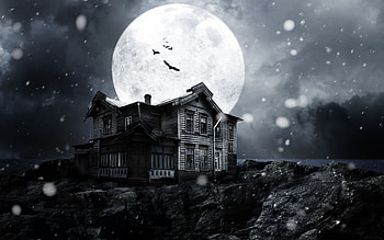 Horror house, Frightening ry, Creepy setting, Disturbing vibe HD wallpaper