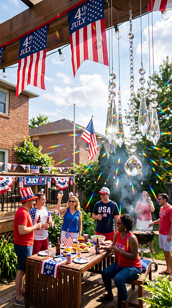 Stars, Stripes & Backyard BBQ — 4th of July , American Flag HD phone wallpaper