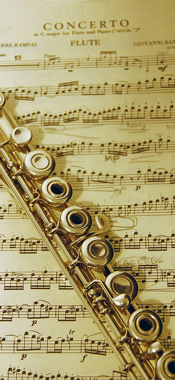 Captivating flute , Flute art, Melodious tunes, Elegant instrument HD phone wallpaper