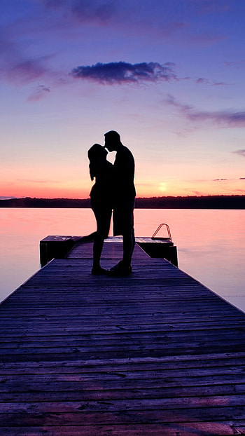 Love Story, Wooden Bridge, Background HD phone wallpaper