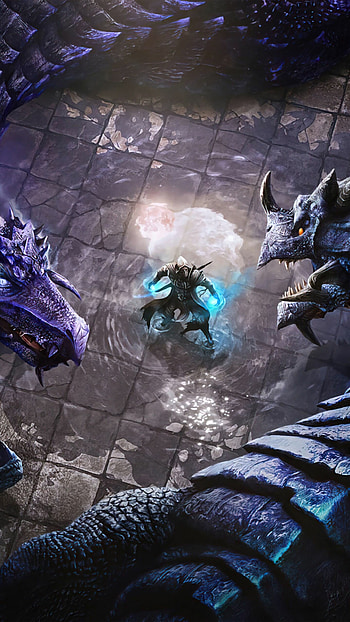 Dragons, Elder Scrolls Online game, Mobile HD phone wallpaper