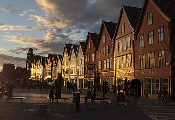 Bryggen in Bergen, Cultural heritage, Riksantikvaren, Norwegian preservation HD wallpaper