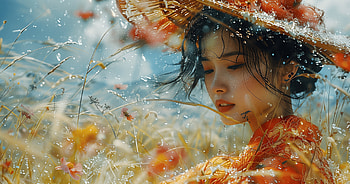 AI Art, woman HD wallpaper