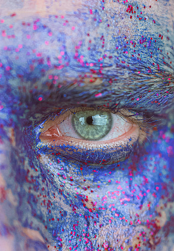 Macro, Miscellanea, Miscellaneous, Paint, Eye, Pupil HD phone wallpaper