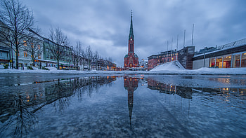 Arendal Trinity church, Norway, church, Arendal, Trinity HD wallpaper