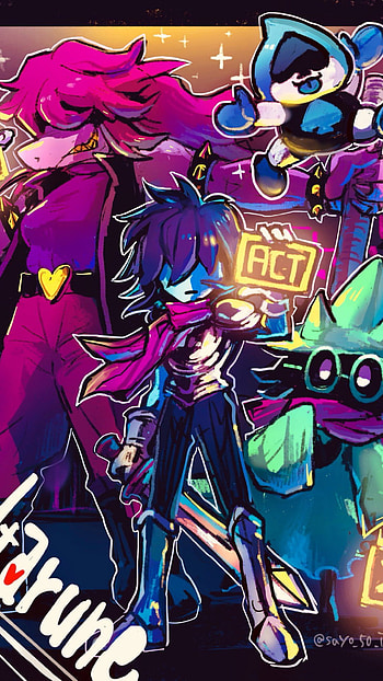 The Heroes, Deltarune, Undertale HD phone wallpaper