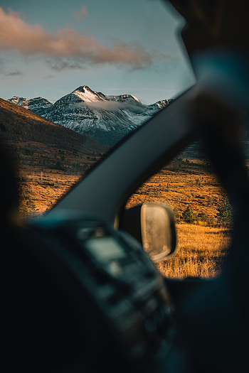 Landscape, Nature, Mountains, Car, Overview, Review, Machine, View HD phone wallpaper