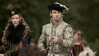 The Tudors (2007), henry, tamzin merchant, horse, the tudors, tvseries, man, girl, actress, woman, jonathan rhys meyers, king, couple, actor HD wallpaper