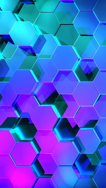 Abstract hexagon, Minimalist design, Bold geometry, Artistic pattern HD phone wallpaper