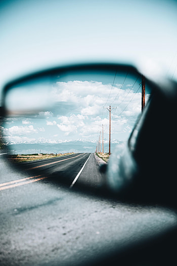 Nature, Sky, Road, Markup, Dahl, Distance, Mirror HD phone wallpaper