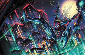Spidey 2099, spiderman, spiderman-2099, superheroes, artist, artwork, digital-art, deviantart HD wallpaper