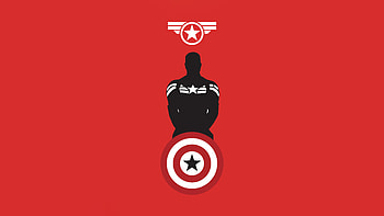 Captain America Marvel Shield , captain-america, superheroes, minimalism, minimalist, artist, artwork, digital-art, behance HD wallpaper