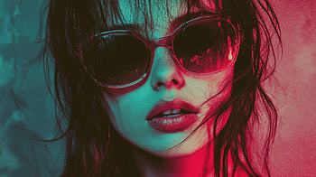 Soft Grunge Aesthetic: Ultra, woman, aesthetic, soft grunge, portrait, sunglasses HD wallpaper