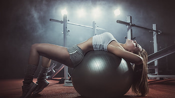 Fitness, women, girl, modelm HD wallpaper