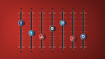 Social Networks Equalizer, social, instagram, twitter, youtube, music, facebook HD wallpaper