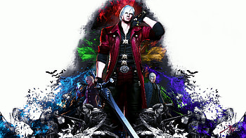 Dante, Devil May Cry, artwork, video game HD wallpaper
