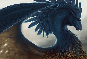 Fantasy, Art, Feather, Dragon HD wallpaper