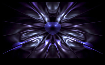 00004DN, blue, fractal, heart, indigo HD wallpaper