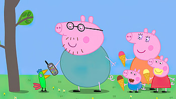 Grandpa Pig Granny Pig George Pig Daddy Pig Mummy Pig Suzy Sheep Peppa Pig HD wallpaper