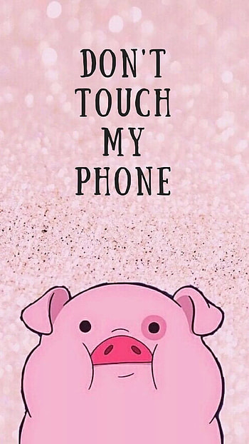 Dont Touch My Pink Pig, dont touch my , pink pig HD phone wallpaper