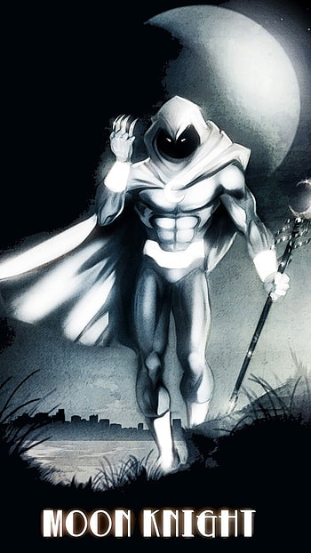 Moon Knight, Moon Background, dark night HD phone wallpaper