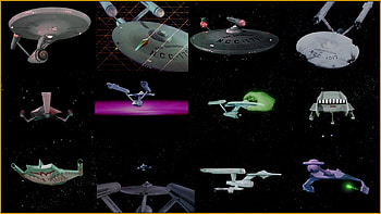 Star Trek: The Original Series - Special Effects 2, starships, TOS, special effects, Enterprise, Star Trek HD wallpaper