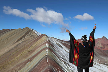 EXPERIENCE THE MAGIC OF THE ANDES IN PERU, Peru, Trek, Adventure, Rainbow Mountain, Nature, Hike HD wallpaper