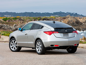Auto, Nature, Trees, Grass, Acura, Cars, Asphalt, Side View, Style, Akura, Zdx, 2009, Silver Metallic HD wallpaper