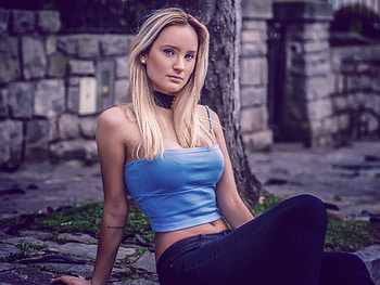 Unknown Model, babe, lady, model, blonde, woman HD wallpaper