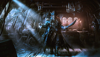 Ghost Pirate, halloween, ship, pirate, ghost HD wallpaper